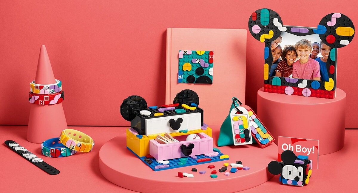 LEGO Dots Miki i przyjaciele - mega zestaw bransoletek 41947 Dekoruj, jak chcesz