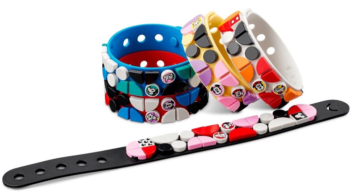 LEGO Dots Miki i przyjaciele - mega zestaw bransoletek 41947 Zabawa napędzana wyobraźnią