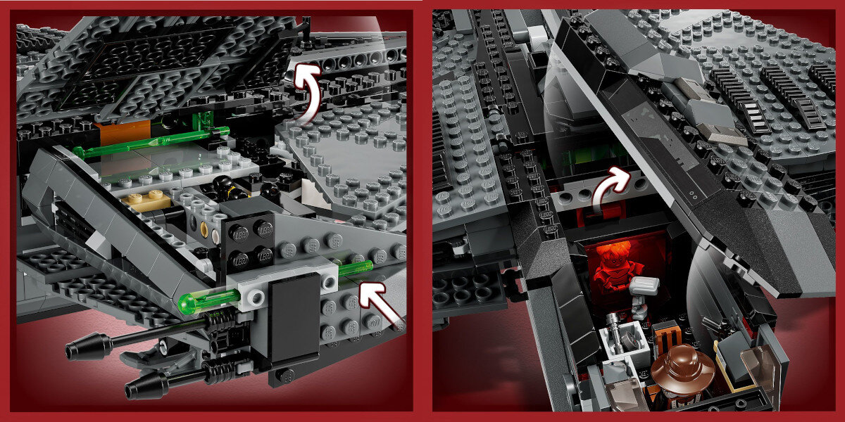 LEGO Star Wars Justifier 75323 lot ladowanie silnik