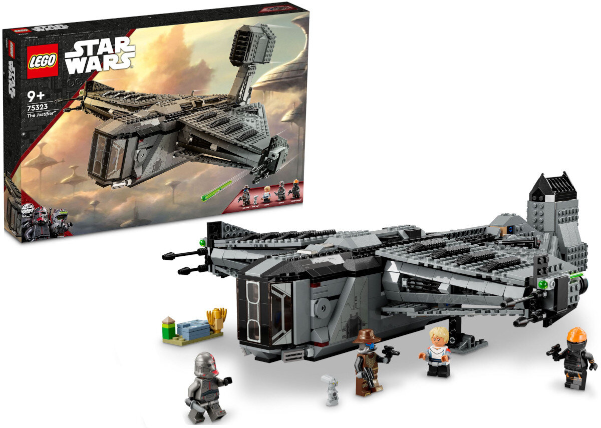 LEGO Star Wars Justifier 75323 elementy wymiary