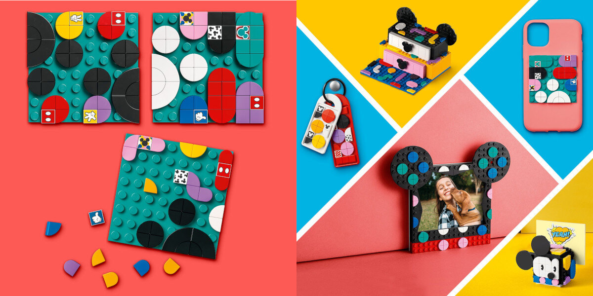 LEGO Dots Myszka Miki i Myszka Minnie - zestaw szkolny 41964 plytki
