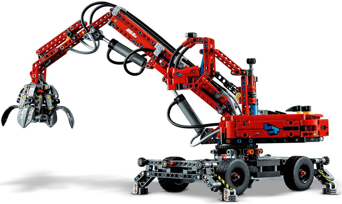 LEGO Technic Dzwig z chwytakiem 42144 konsrukcja wyglad