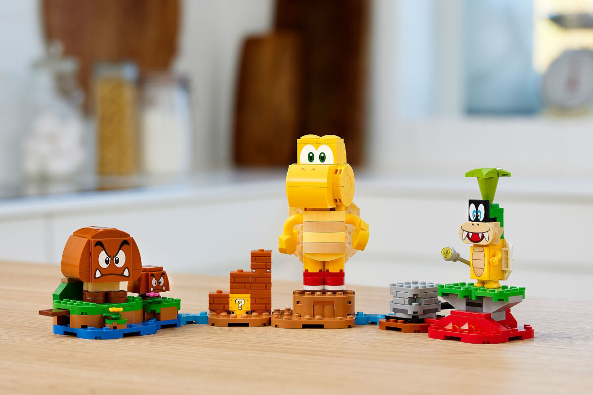 LEGO Super Mario Wielka zła wyspa - zestaw rozszerzający 71412 wyglad elementy
