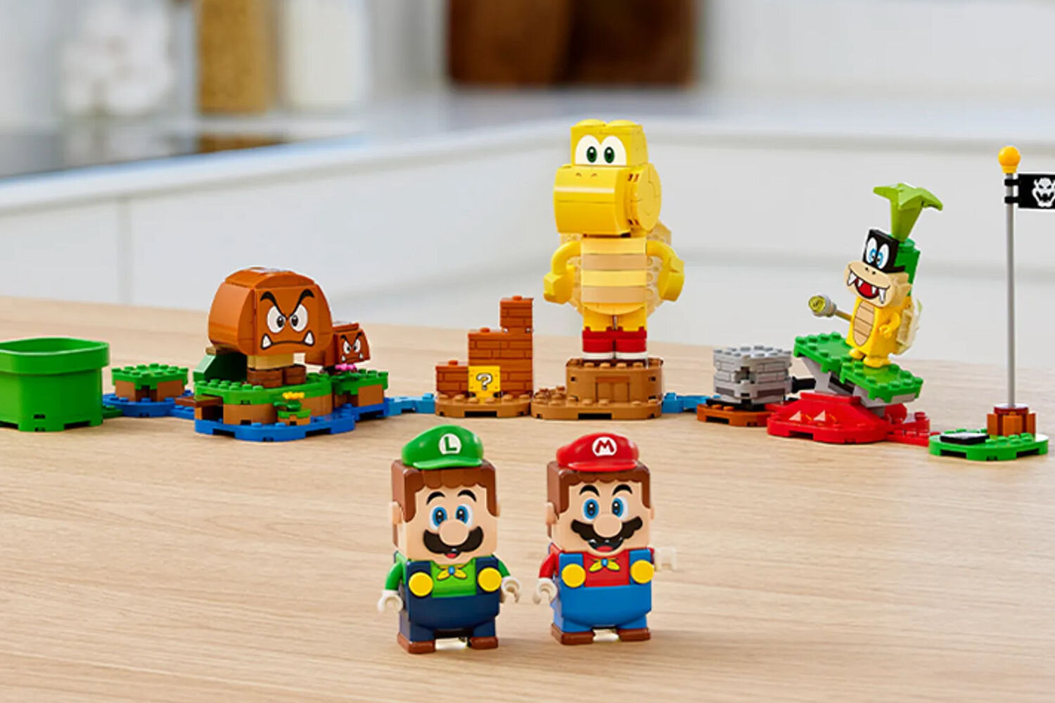 LEGO Super Mario Wielka zła wyspa - zestaw rozszerzający 71412 podstawka ekspozycja