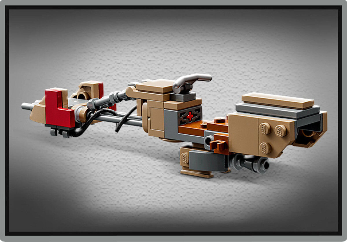LEGO Star Wars Zasadzka na Ferrix 75338 scigacz miejsca uchwyty