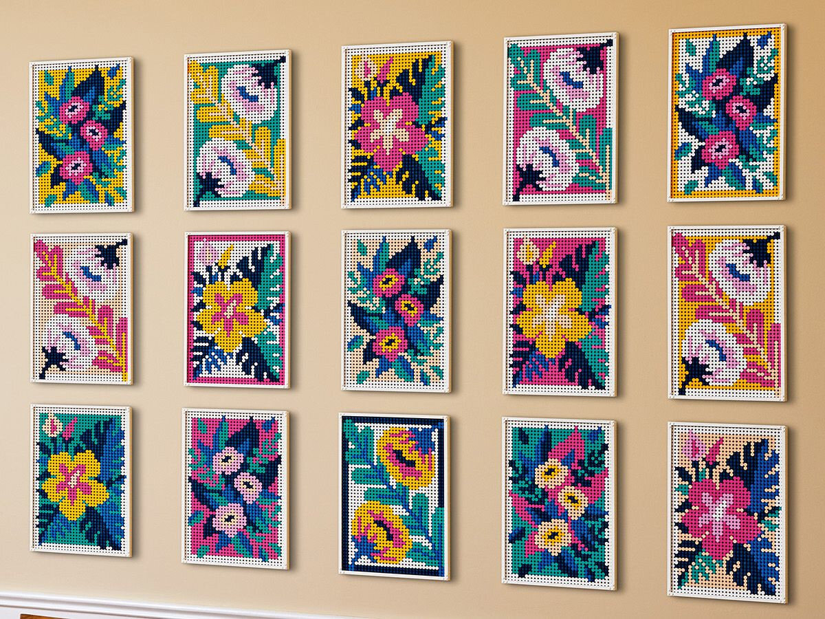 LEGO Art Sztuka kwiatowa 31207 15 kombinacji