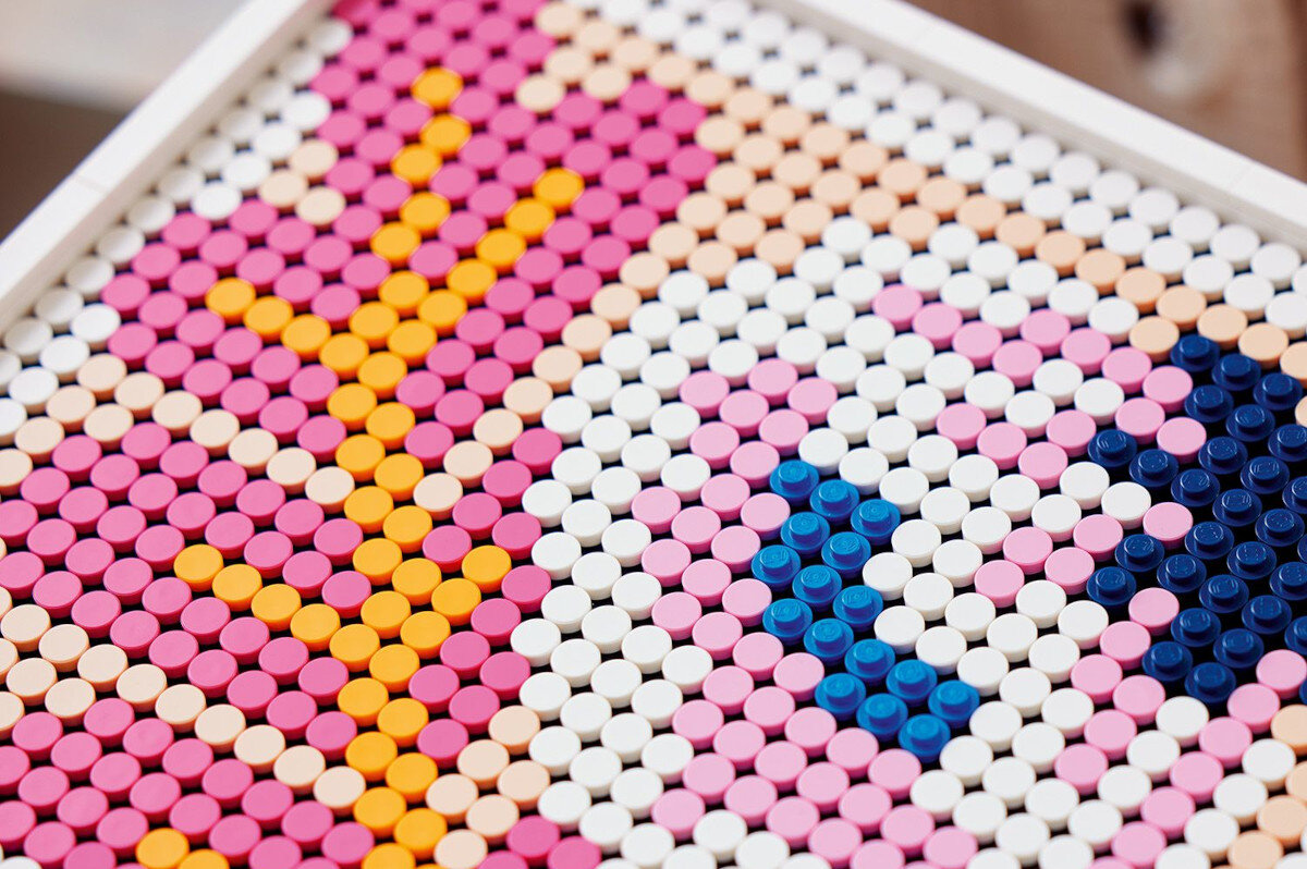 LEGO Art Sztuka kwiatowa 31207 paleta kolorow 