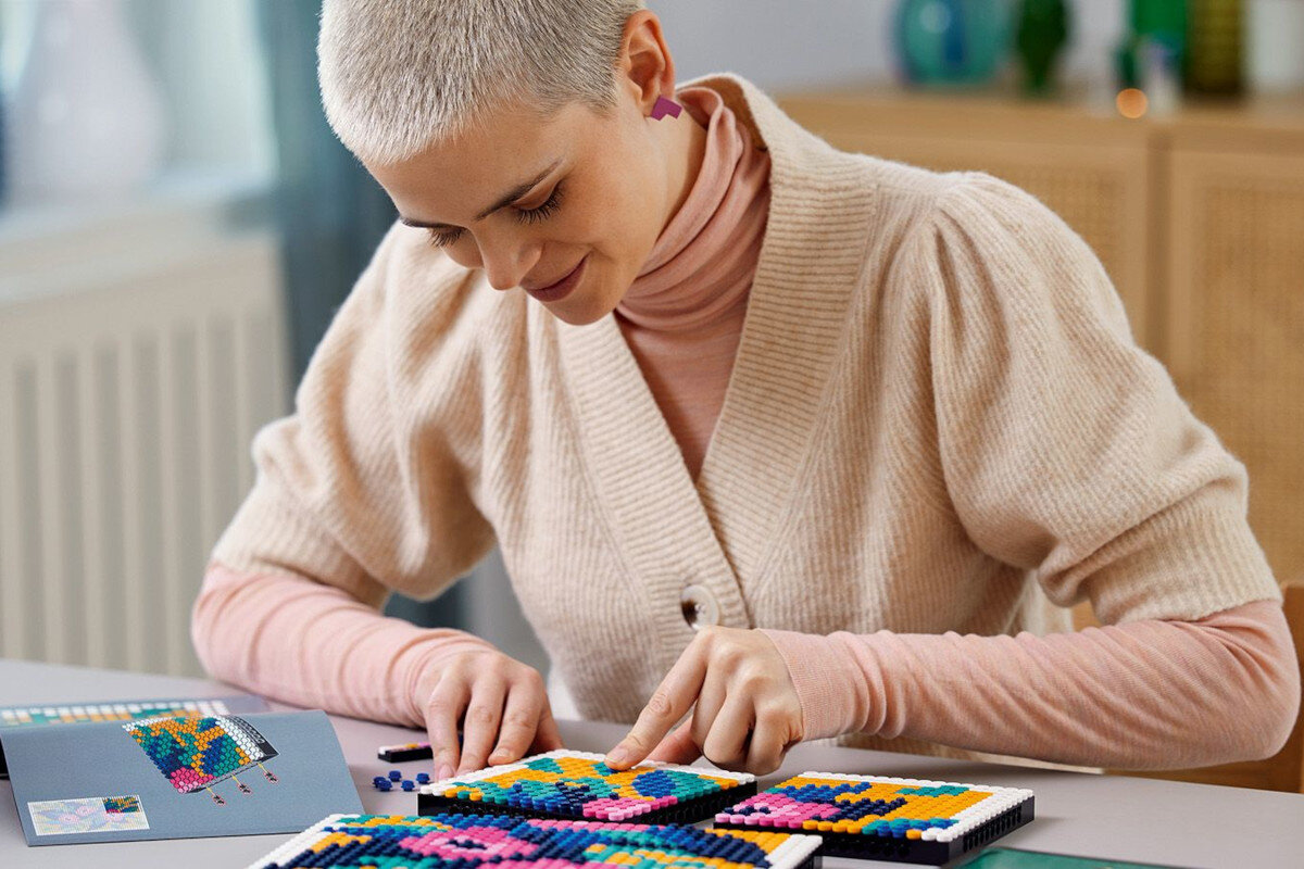 LEGO Art Sztuka kwiatowa 31207 reklaks odpoczynek