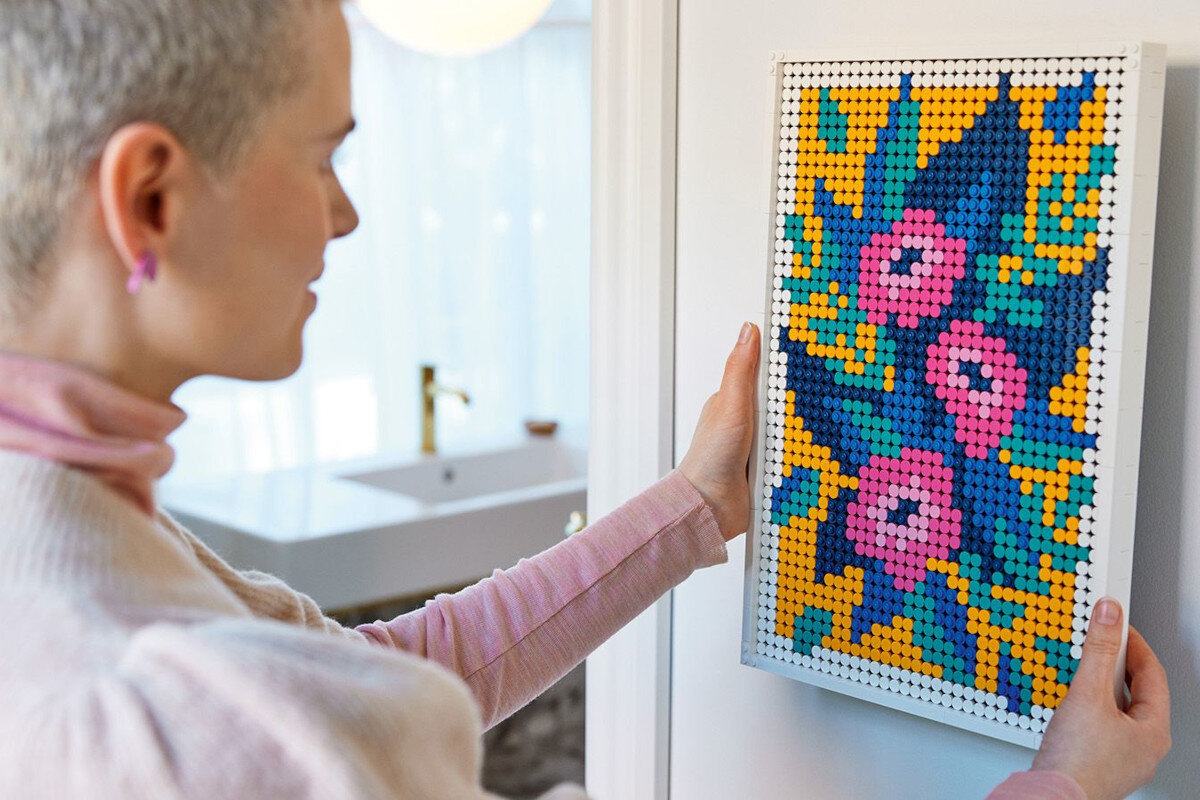 LEGO Art Sztuka kwiatowa 31207 elementy instrukcje