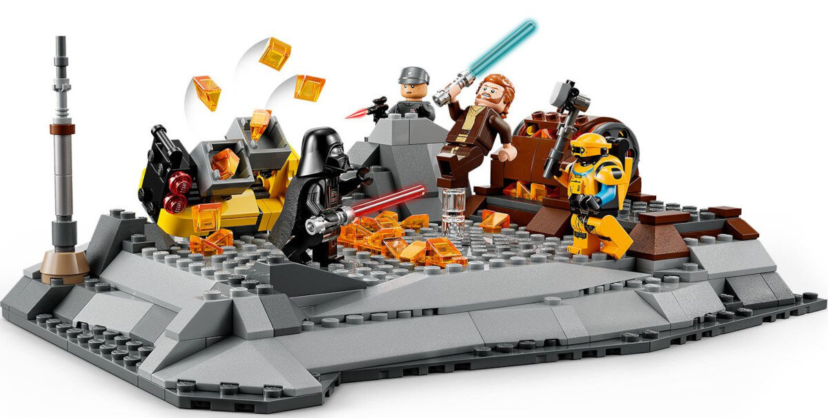 LEGO Star Wars Obi-Wan Kenobi kontra Darth Vader 75334 wyglad pojedynek figurki