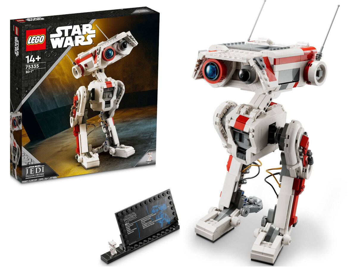 LEGO Star Wars BD-1 75335 elementy wymiary