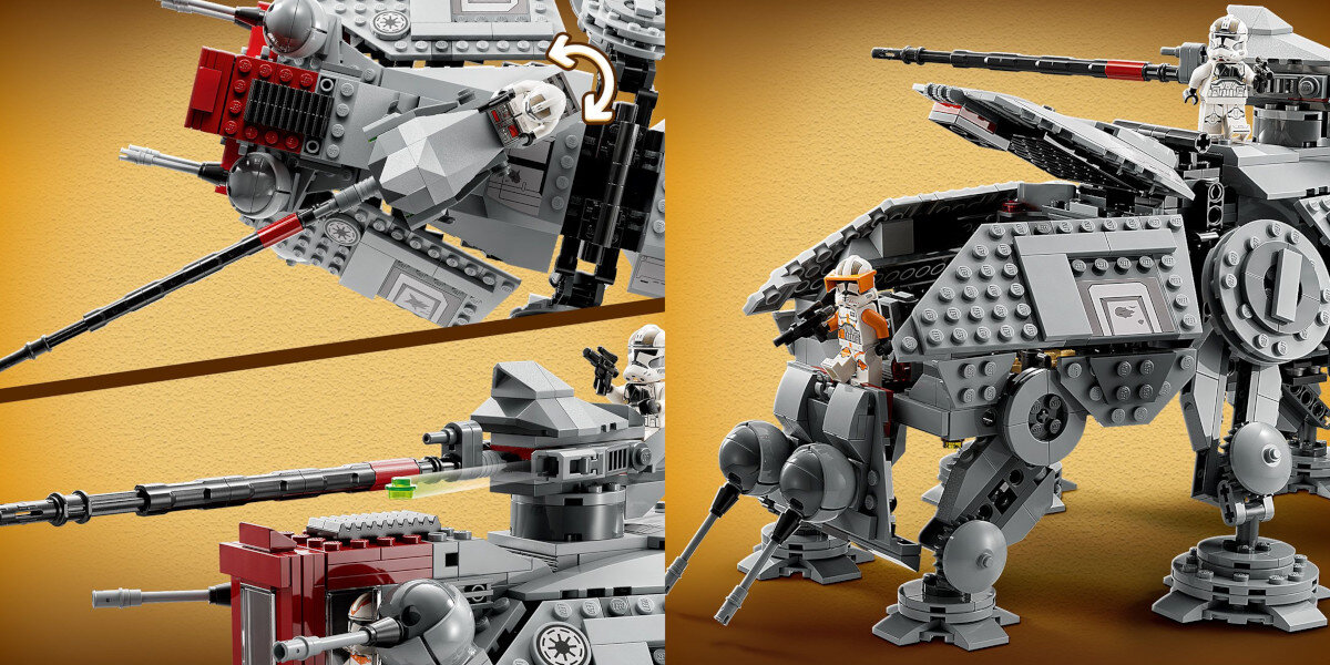 Характеристики бластерної гармати LEGO Star Wars AT-TE Walking Machine 75337