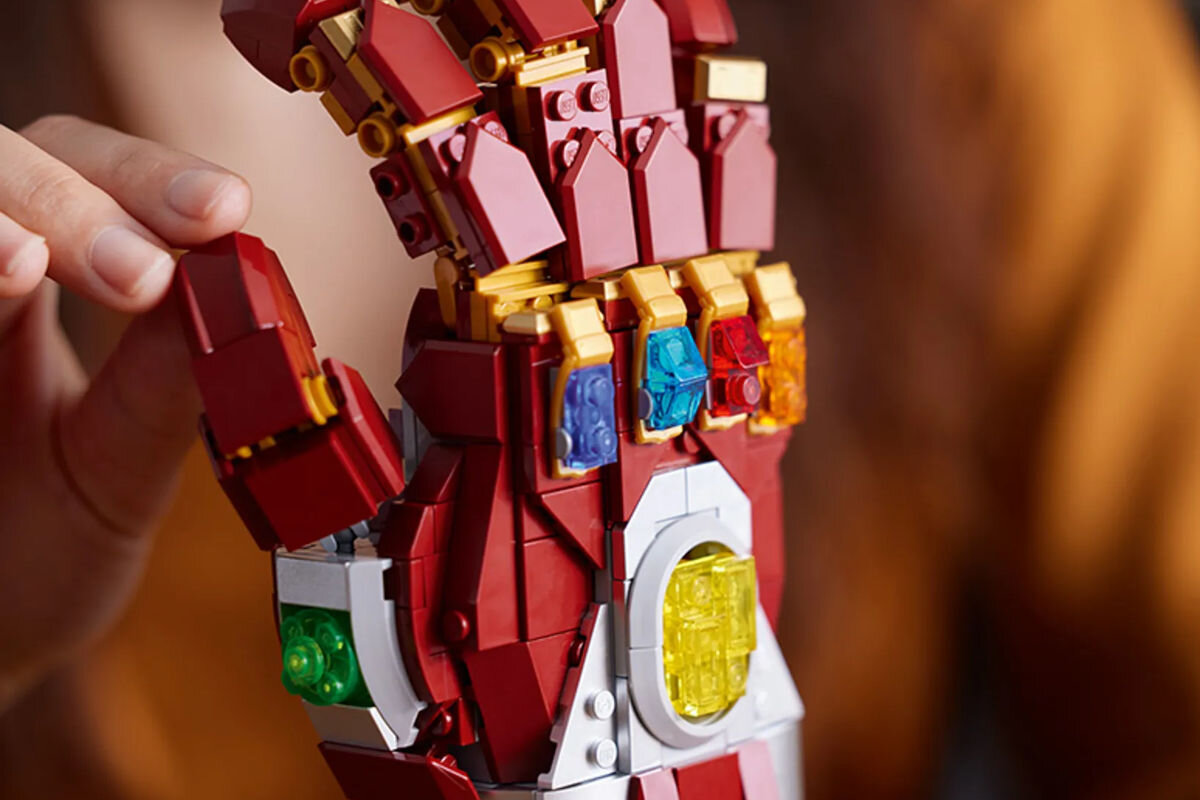 LEGO Marvel Nanorekawica 76223 ruchome elementy palce