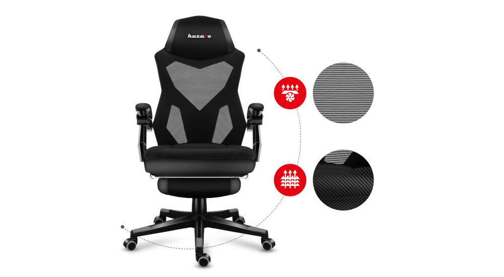 Fotel HUZARO Combat 3.0 moeo materiał wypełnienie