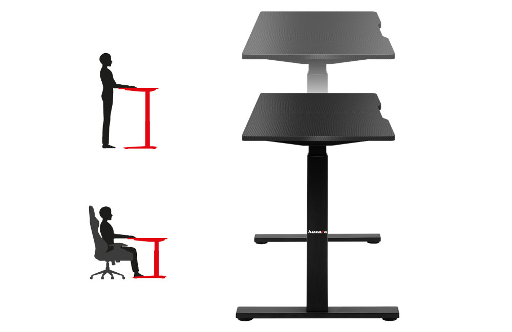 BIURKO HUZARO HERO 8.0 panel sterowania