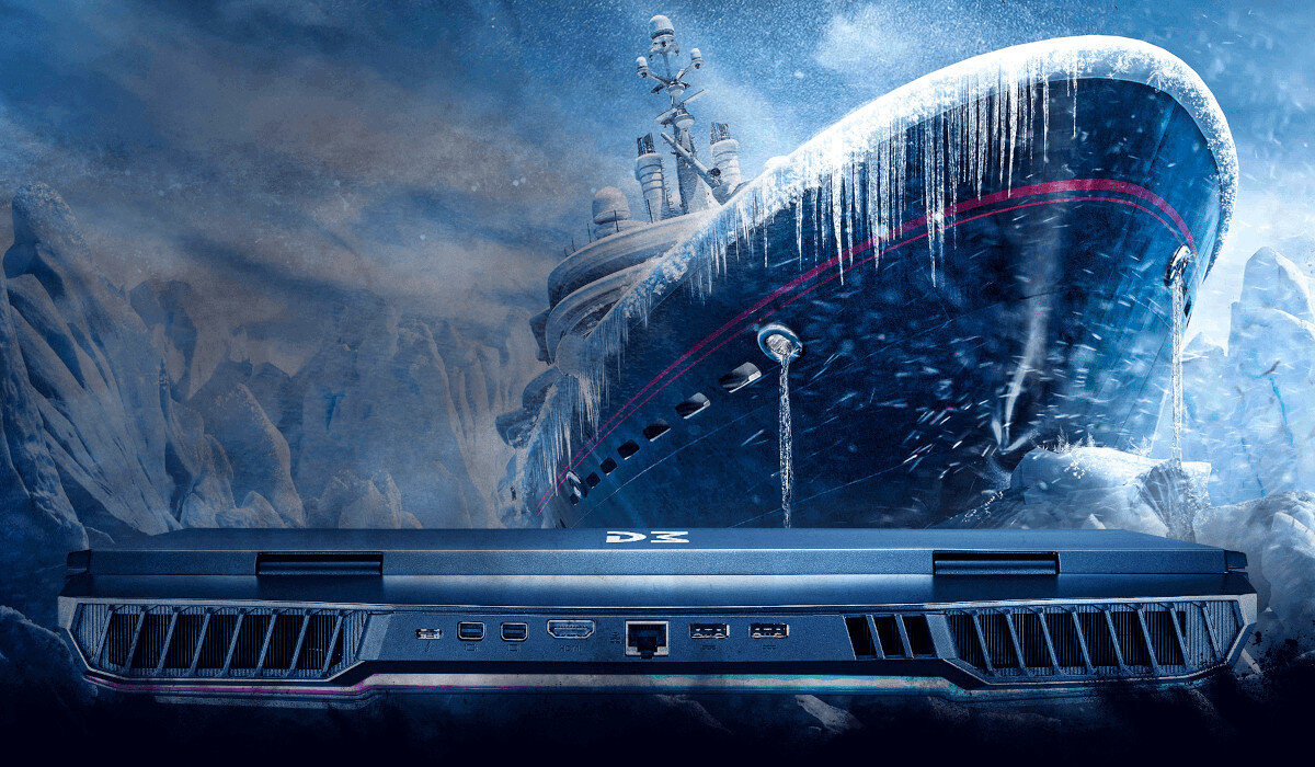 Laptop DREAMMACHINES G1650-15PL85 efektywny system chlodzenia