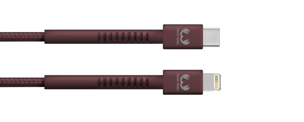 Kabel USB-C - Lightning FRESH N REBEL Dreamy Lilac Fioletowy 2 m ładowanie wzmocnienie