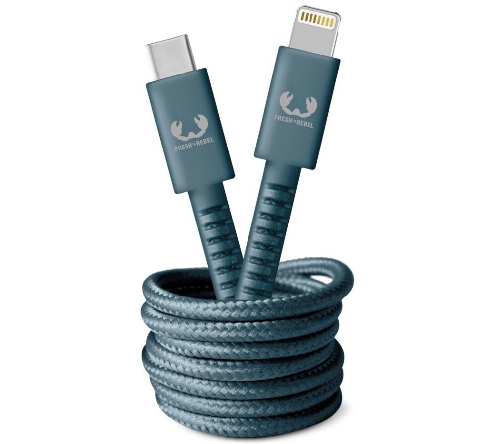 Kabel USB-C - Lightning FRESH N REBEL Dreamy Lilac Fioletowy 2 m ładowanie wzmocnienie