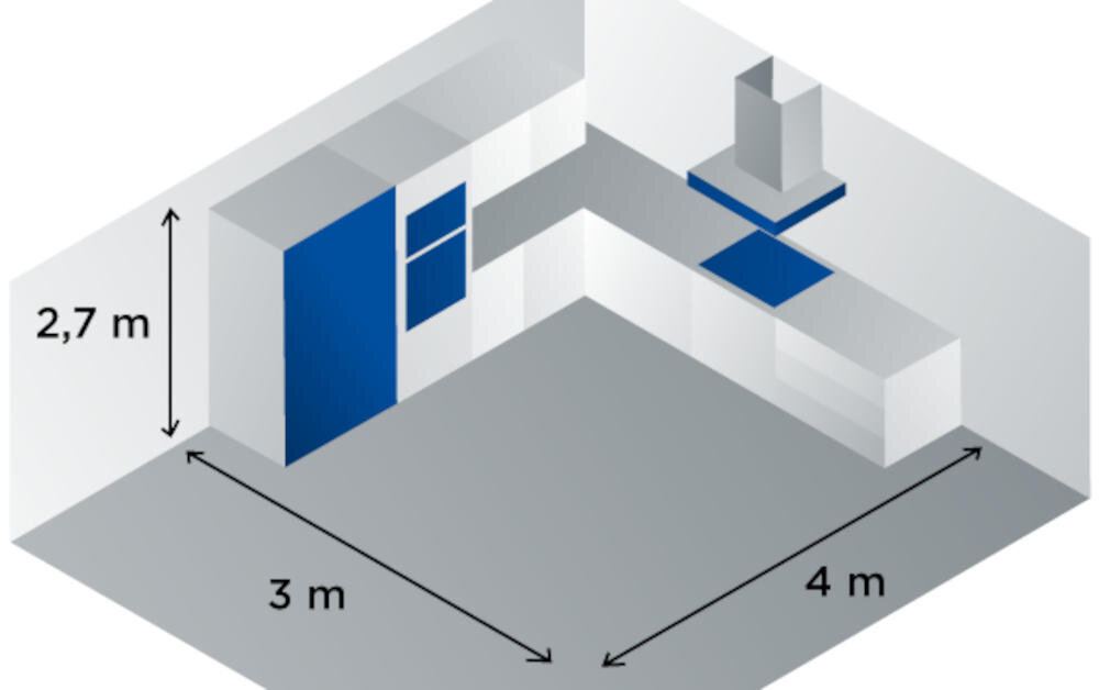 CONCEPT Sinfonia OPI3360ss moc wyciąg pomieszczenie opary płyta