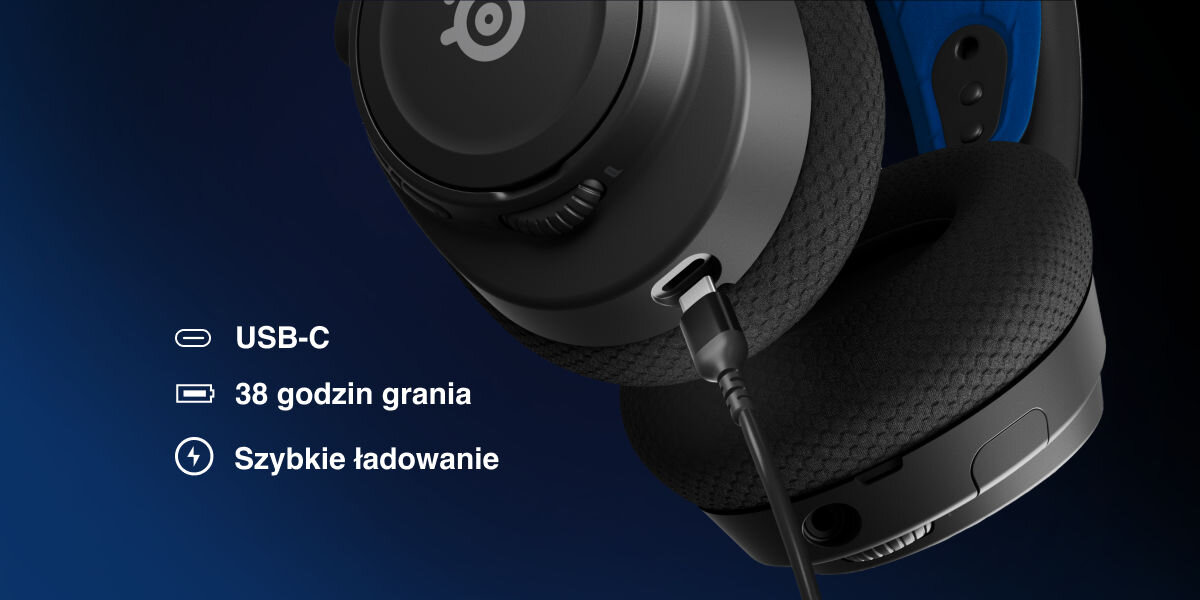 Навушники STEELSERIES Arctis Nova 7P Швидка зарядка USB-C Час роботи