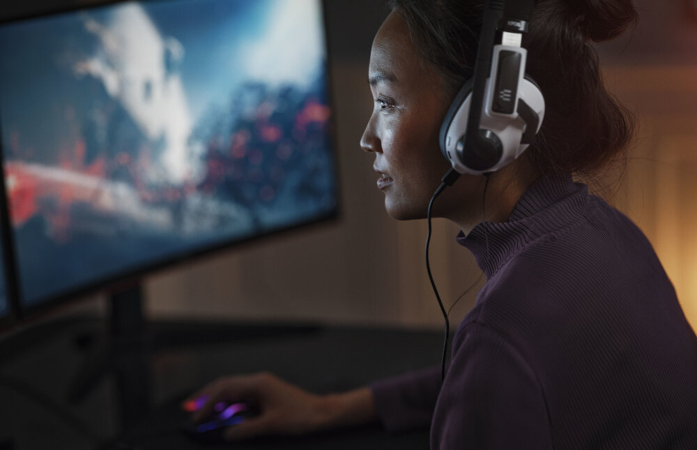 Słuchawki SENNHEISER Epos H3 Hybrid intuicja solidnosć inteligencja dźwięk połączenie łączność bluetooth przewodowa