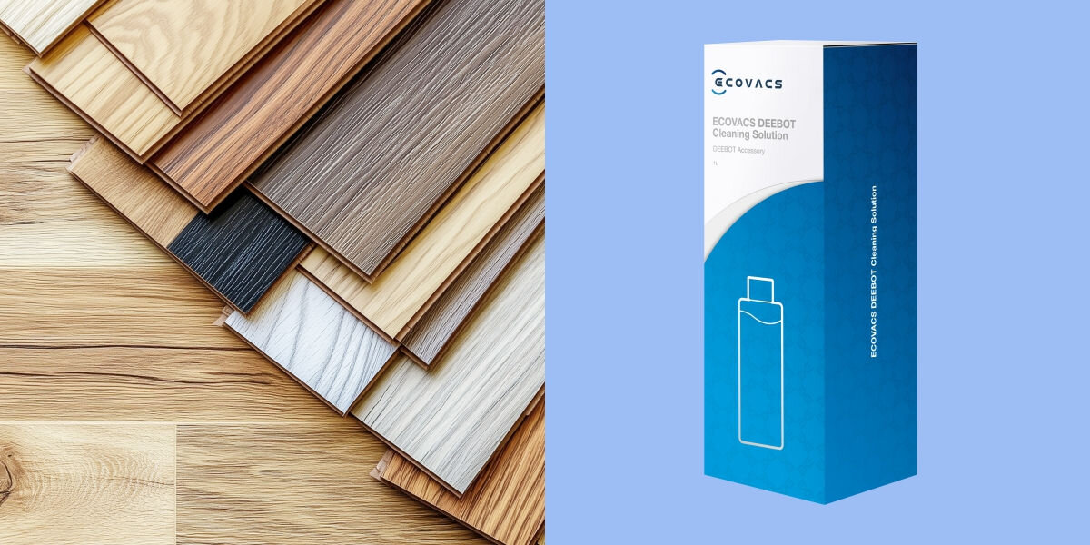 Płyn czyszczący ECOVACS D-SO01-0019 do Deebot X1/T10/T20 Omni 1 L  bezpieczny dla podłóg, delikatna formuła