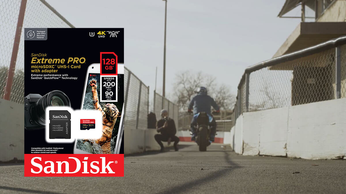 zdjęcie lifestyle plus zdjęcie karty pamięci