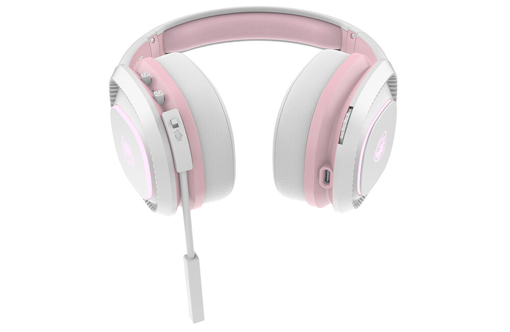 Słuchawki SADES Carrier waga lekkość komfort konstrukcja podświetlenie przetworniki bezprzewodowa i przewodowa łączność mikrofon nauszniki pałąk