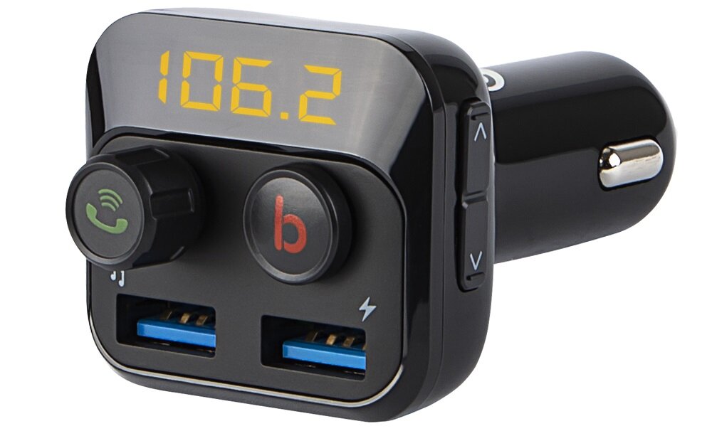 Transmiter FM BLOW 74-153 Nowoczesny praktyczny design zwiększa funkcjonalność Wyjścia USB microSD Basy wysoka jakość Bluetooth