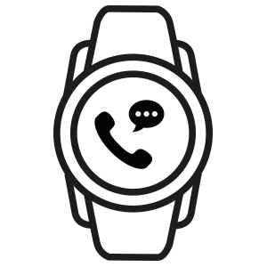 Połączenia i wiadomości w smartwatchu Połączenia i wiadomości w smartwatchu