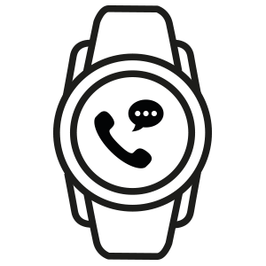 Połączenia i wiadomości w smartwatchu Połączenia i wiadomości w smartwatchu