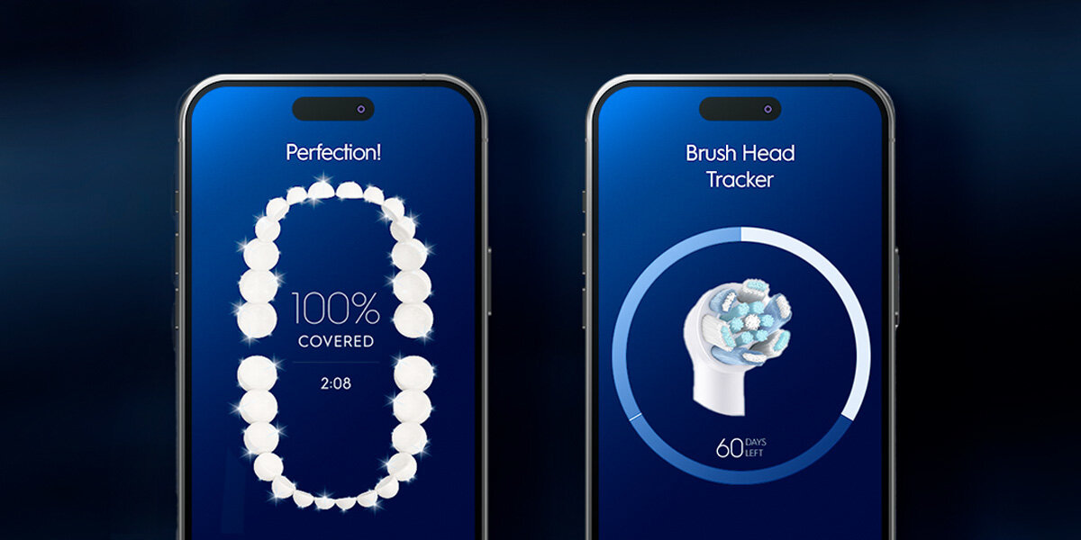 Szczoteczka magnetyczna ORAL-B iO 10 Czarny zdjęcie lifestyle Dokładne szczotkowanie Wbudowany 2-minutowy timer synchronizacja z Apple Health