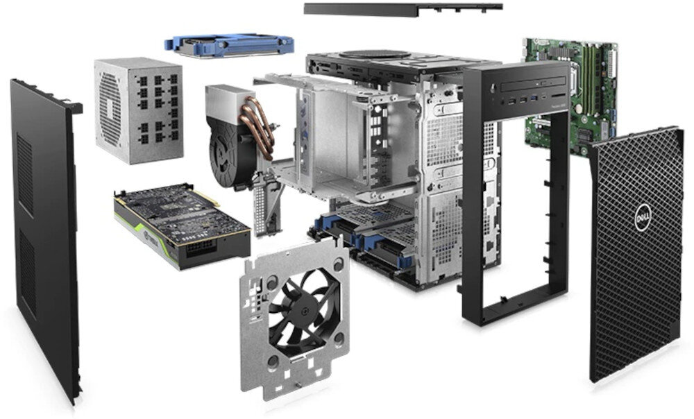 Komputer DELL Precision prosty wyglad