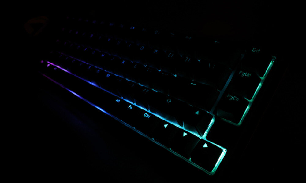 Klawiatura DUCKY One 2 SF Cherry MX-Speed Silver swietny wyglad z podswietleniem