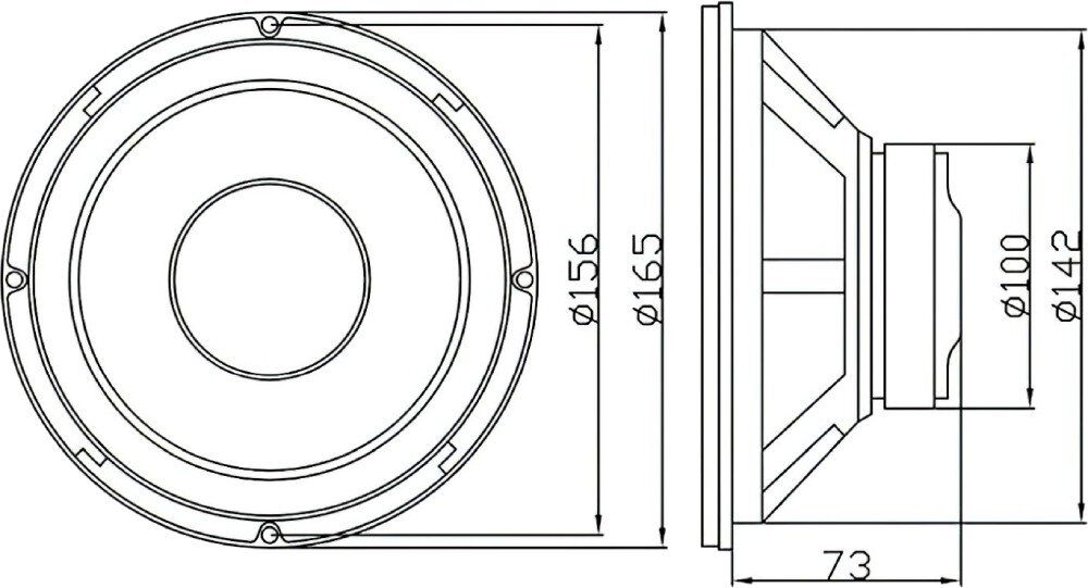Głośnik samochodowy BLOW A-165 przeznaczenie parametry mocy membrana