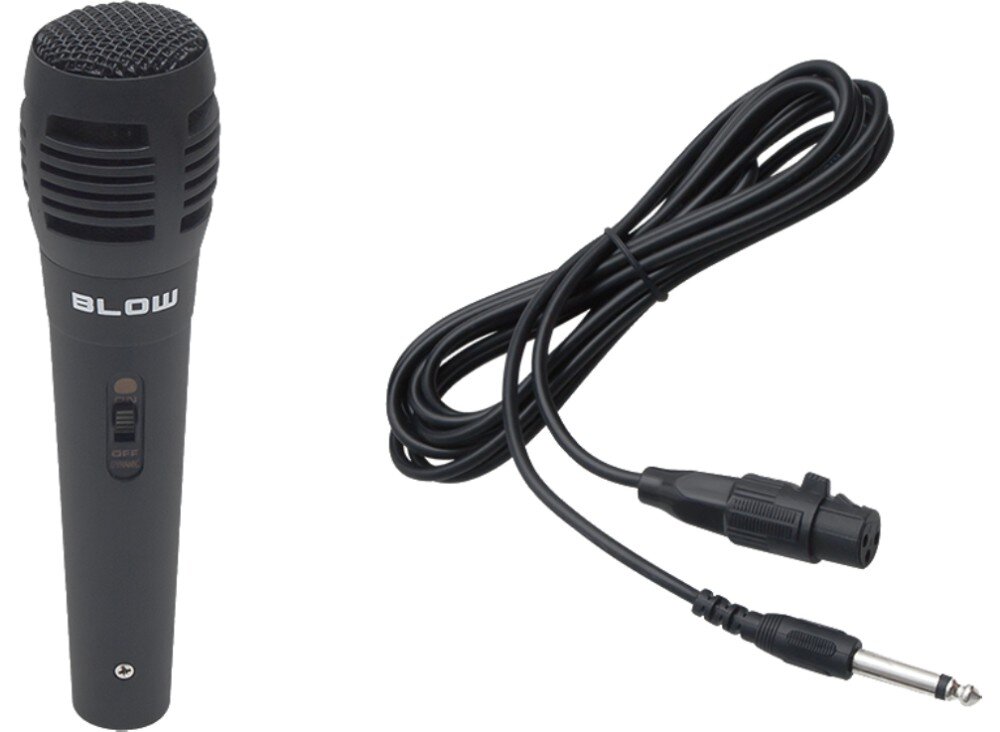 Mikrofon BLOW PRM 203 przeznaczenie podłączenie kabel parametry