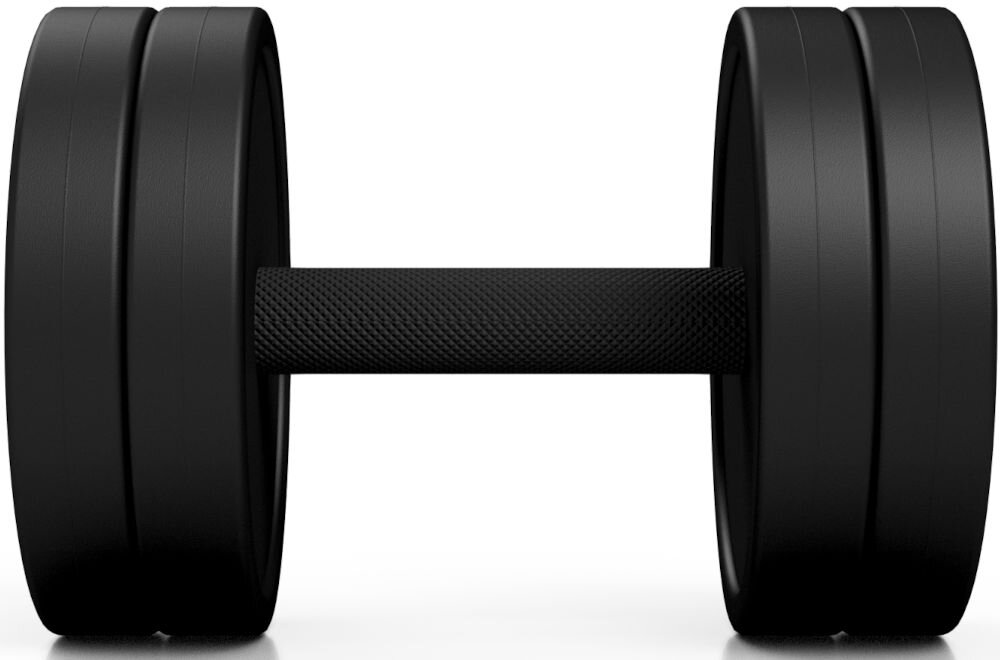 Hantla MARBO SPORT MW-HSG15-K2 (15 kg) gryf stal gumowe nakładki śruba antypoślizgowe wypustki