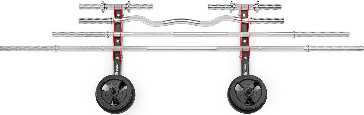 Uchwyty na gryfy MARBO SPORT MH-S208 (2 szt.) montaż śruby