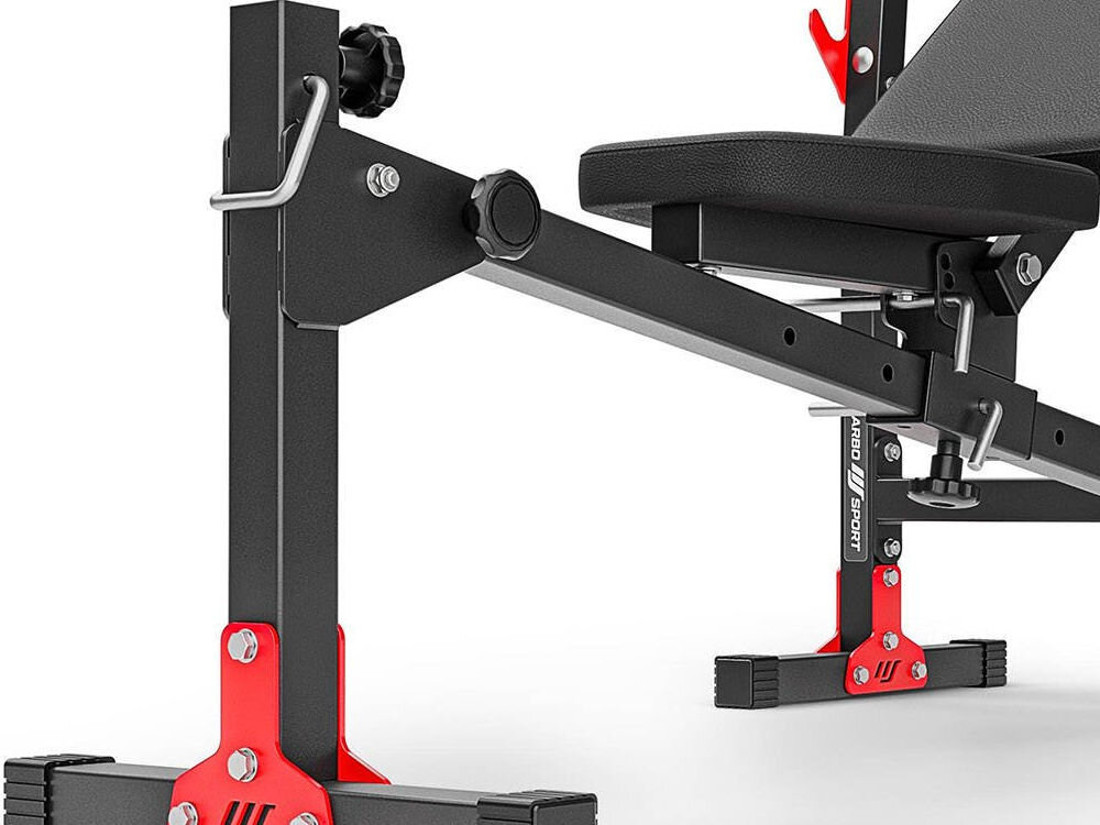 Ławka do ćwiczeń MARBO SPORT MH-L107 2.0 semi pro rozbudowa akcesoria