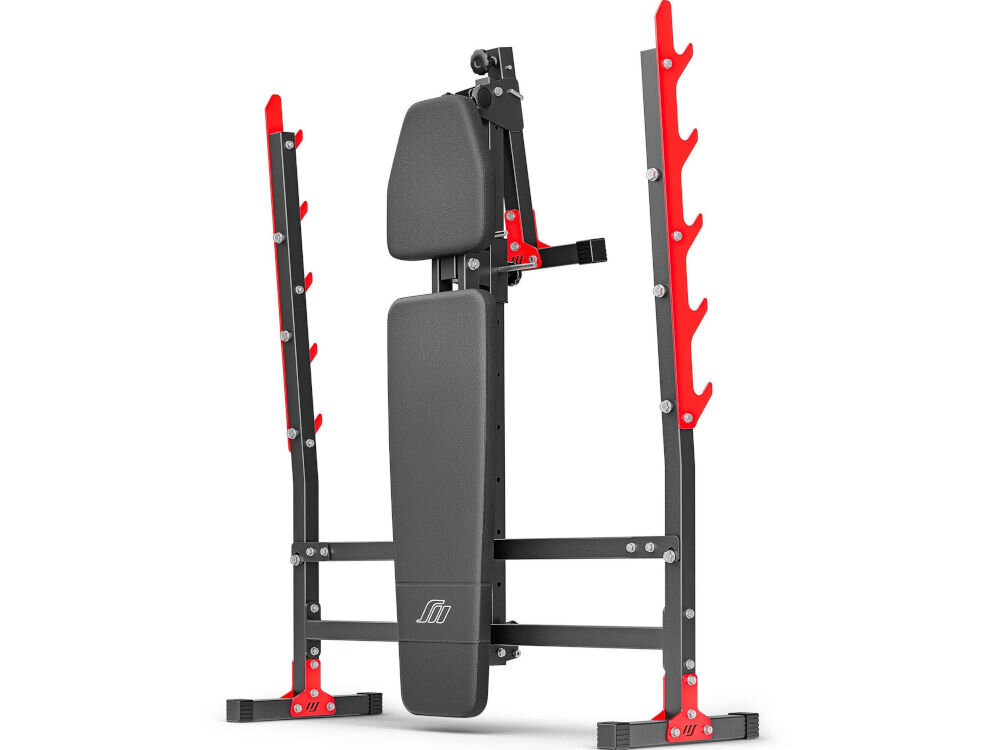 Ławka do ćwiczeń MARBO SPORT MH-L107 2.0 składanie przechowywanie