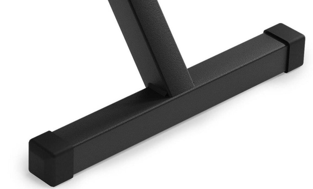 Ławka do ćwiczeń SMART GYM SG-11 mocne profile 40 x 40 mm grube blachy ze stali stopki z tworzywa sztucznego