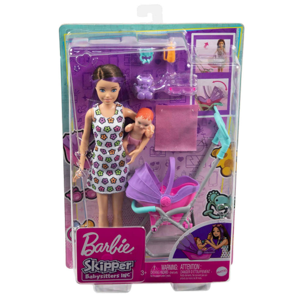 Lalka Barbie Skipper Klub Opiekunek GXT34 zestaw instrukcja gwarancja