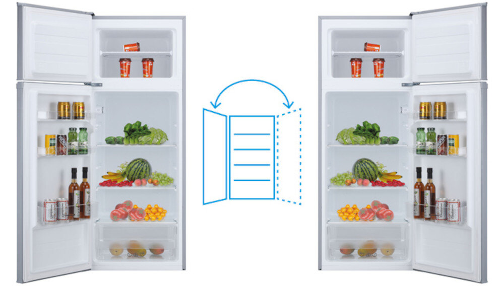 LODÓWKA CANDY CMDDS 5142WN zmienny kierunek otwierania drzwi