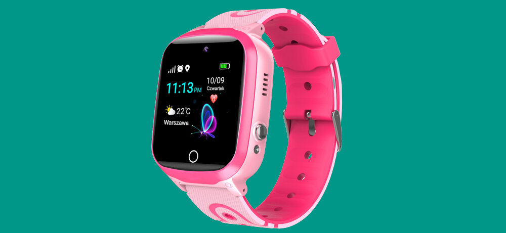 Smartwatch GOGPS K17 dzieci gadżet budzik odporność woda gry przycisk sos