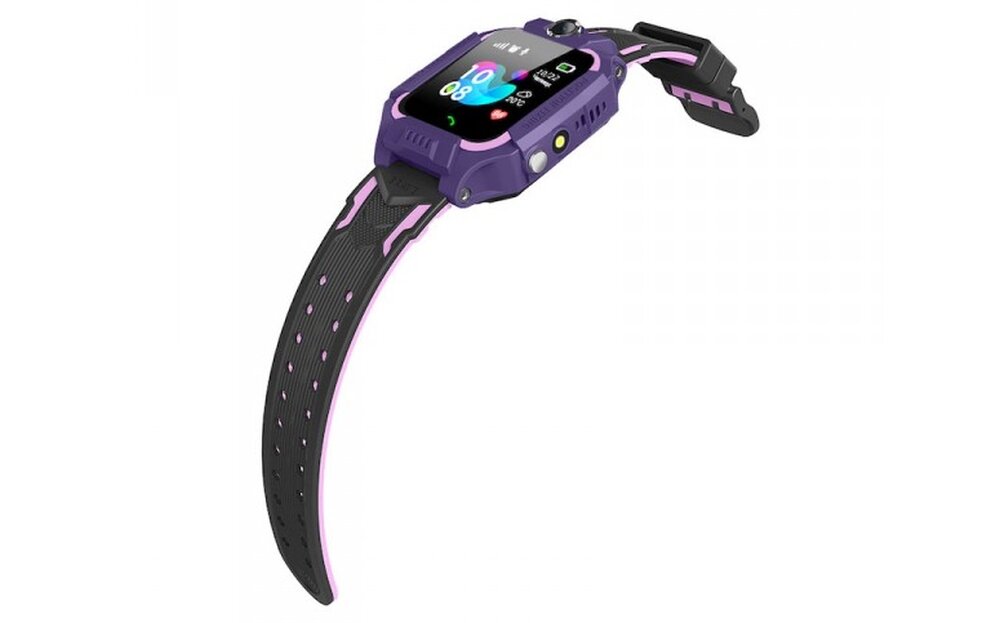 Smartwatch GOGPS K24 ekran bateria czujniki zdrowie sport pasek ładowanie pojemność rozdzielczość łączność sterowanie krew puls rozmowy smartfon aplikacja