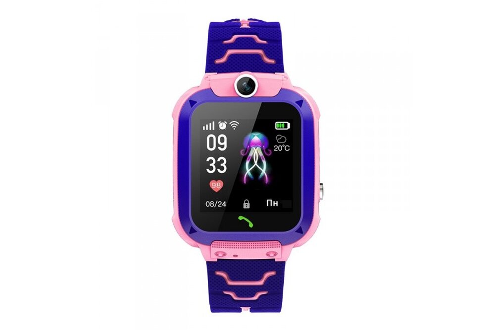 Smartwatch GOGPS K16S ekran bateria czujniki zdrowie sport pasek ładowanie pojemność rozdzielczość łączność sterowanie krew puls rozmowy smartfon aplikacja