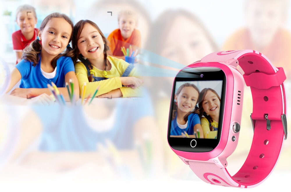 Smartwatch GOGPS K17 dzieci gadżet budzik odporność woda gry przycisk sos