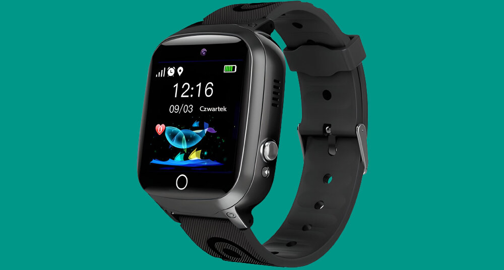 Smartwatch GOGPS K17 dzieci gadżet budzik odporność woda gry przycisk sos