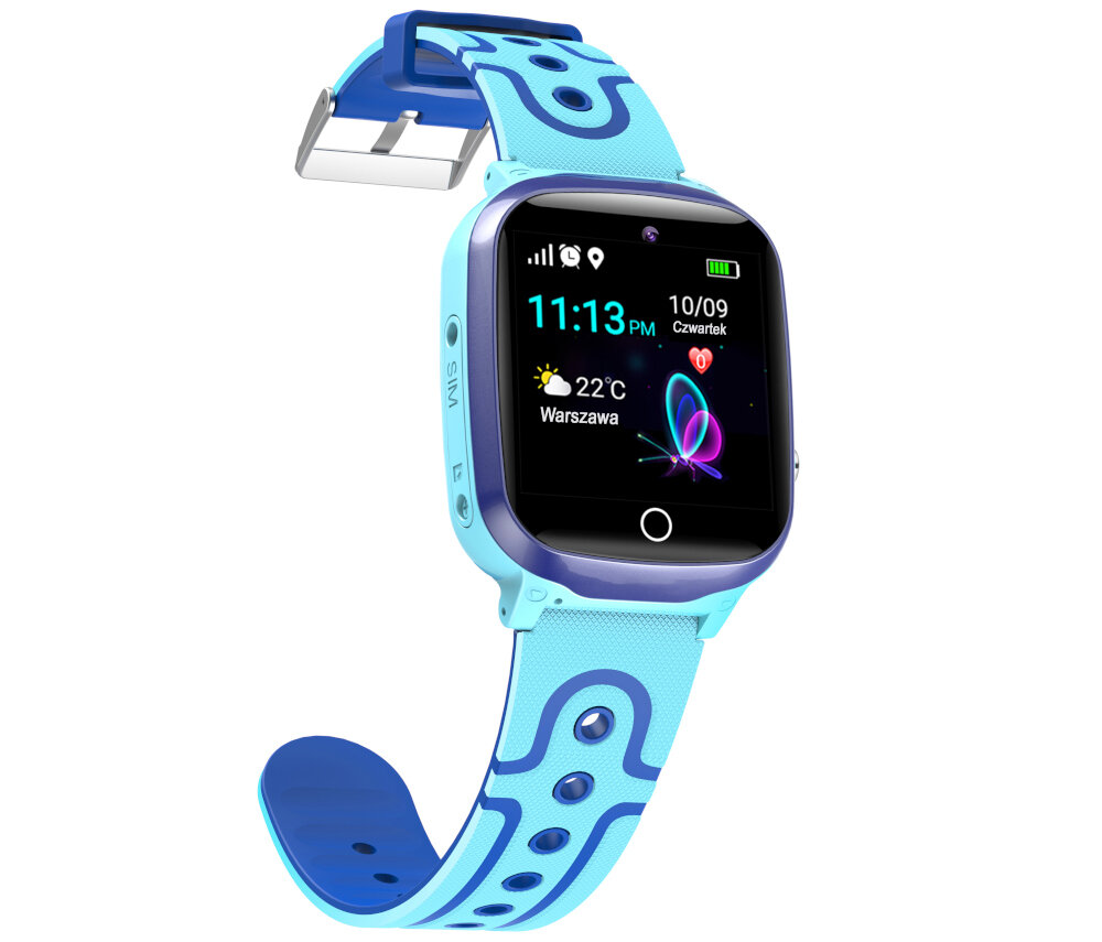 Smartwatch GOGPS K17 dzieci gadżet budzik odporność woda gry przycisk sos