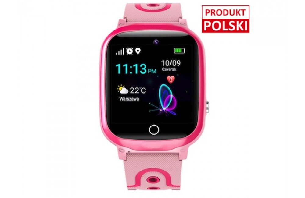 Smartwatch GOGPS K17 dzieci gadżet budzik odporność woda gry przycisk sos